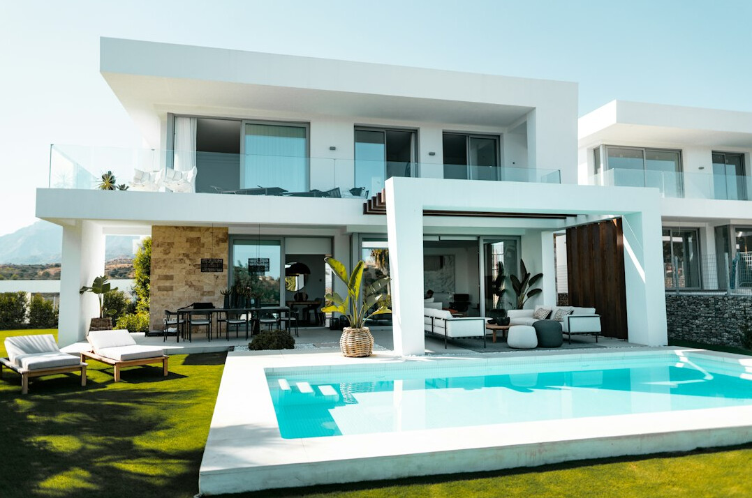 luxury villa exterior