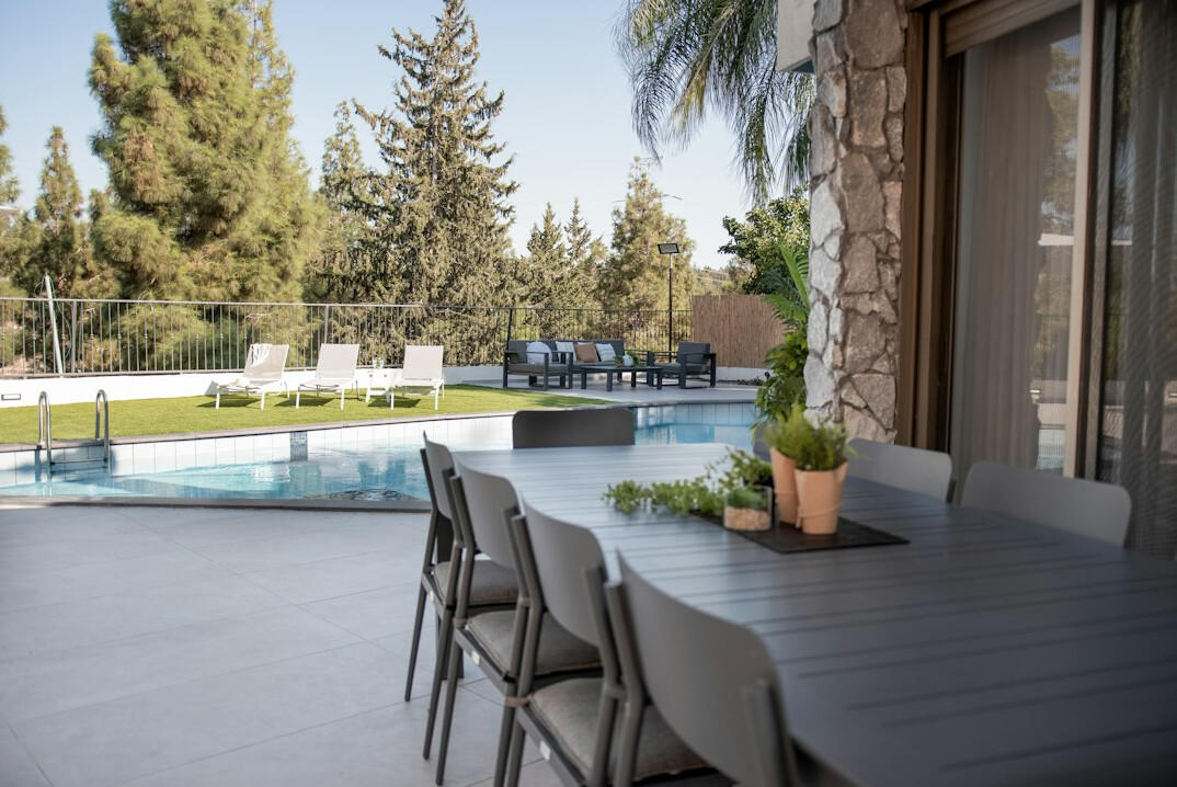 luxury outdoor patio