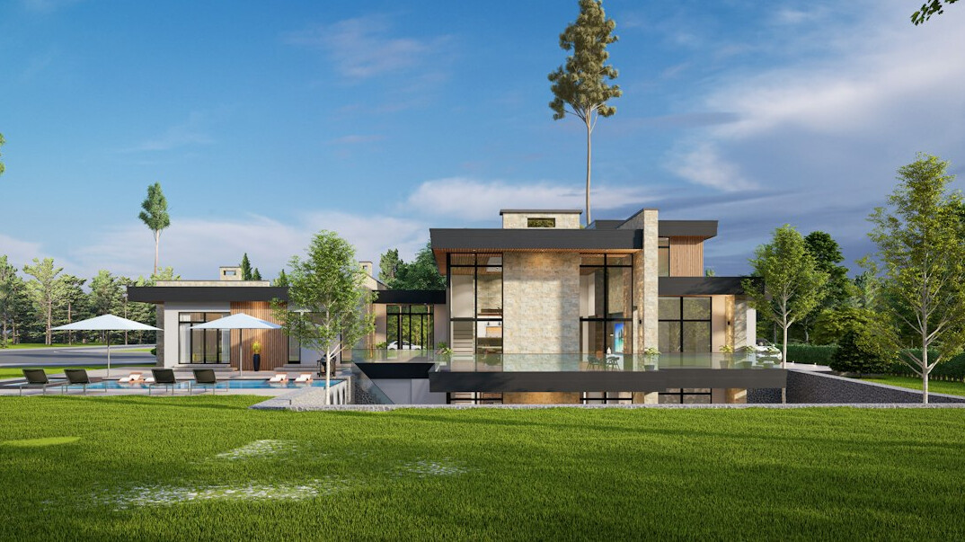 luxury villa exterior