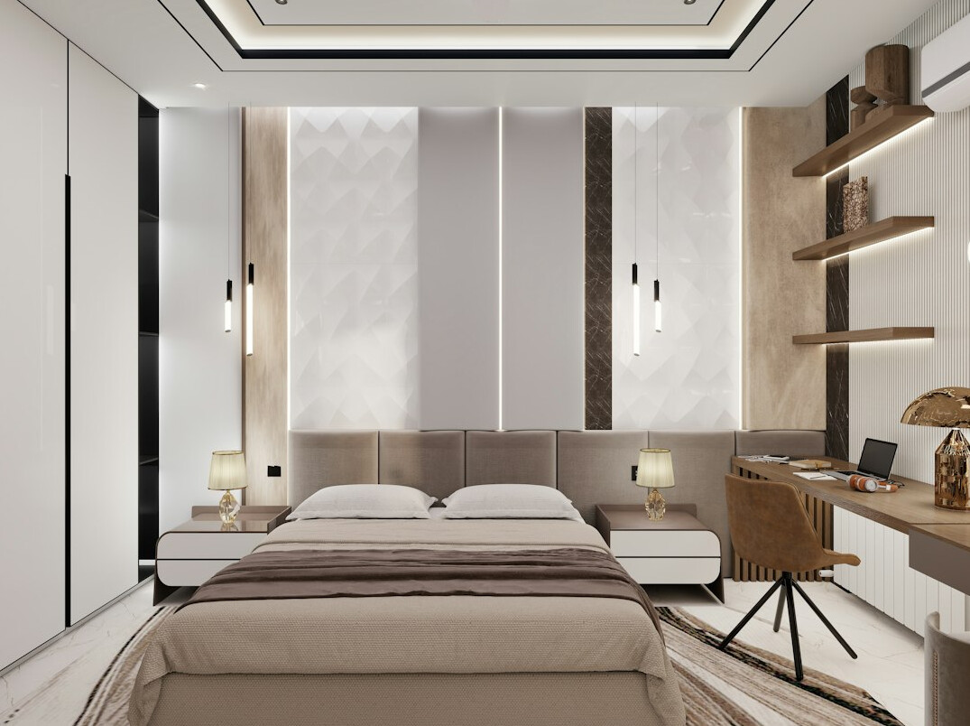 celebrity villa bedroom